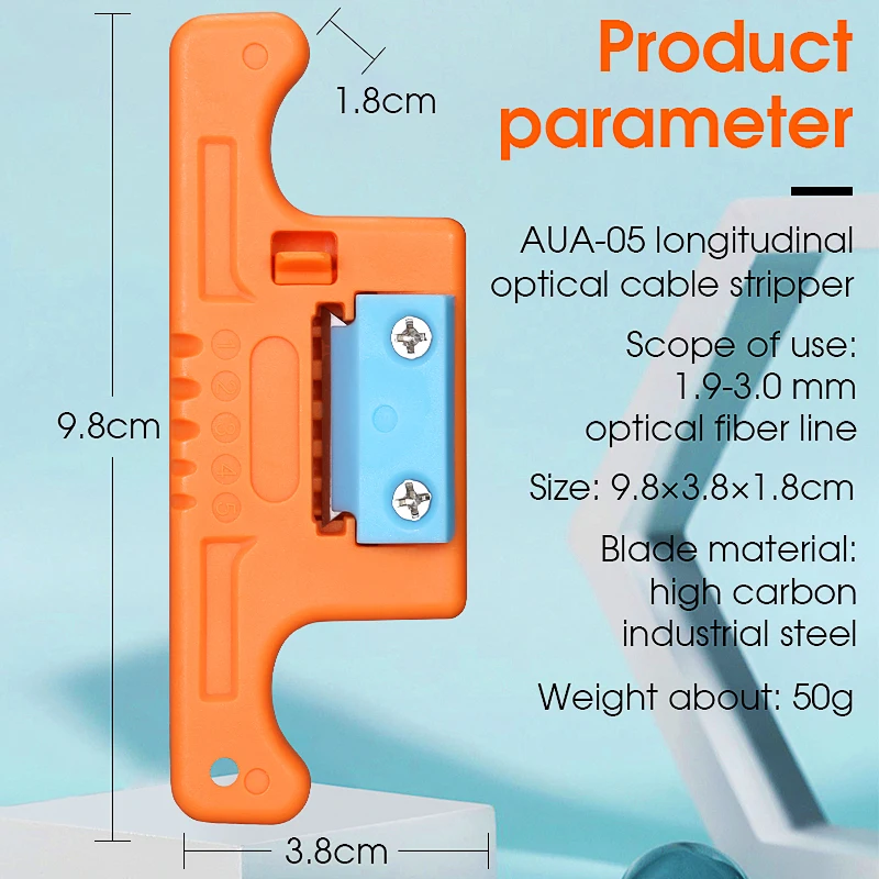 COMPTYCO FTTH Fiber Optic Stripping 1.9-3mm MSAT5 Access Tool HMSAT-5 Loose Buffer Tube Stripper AUA-05