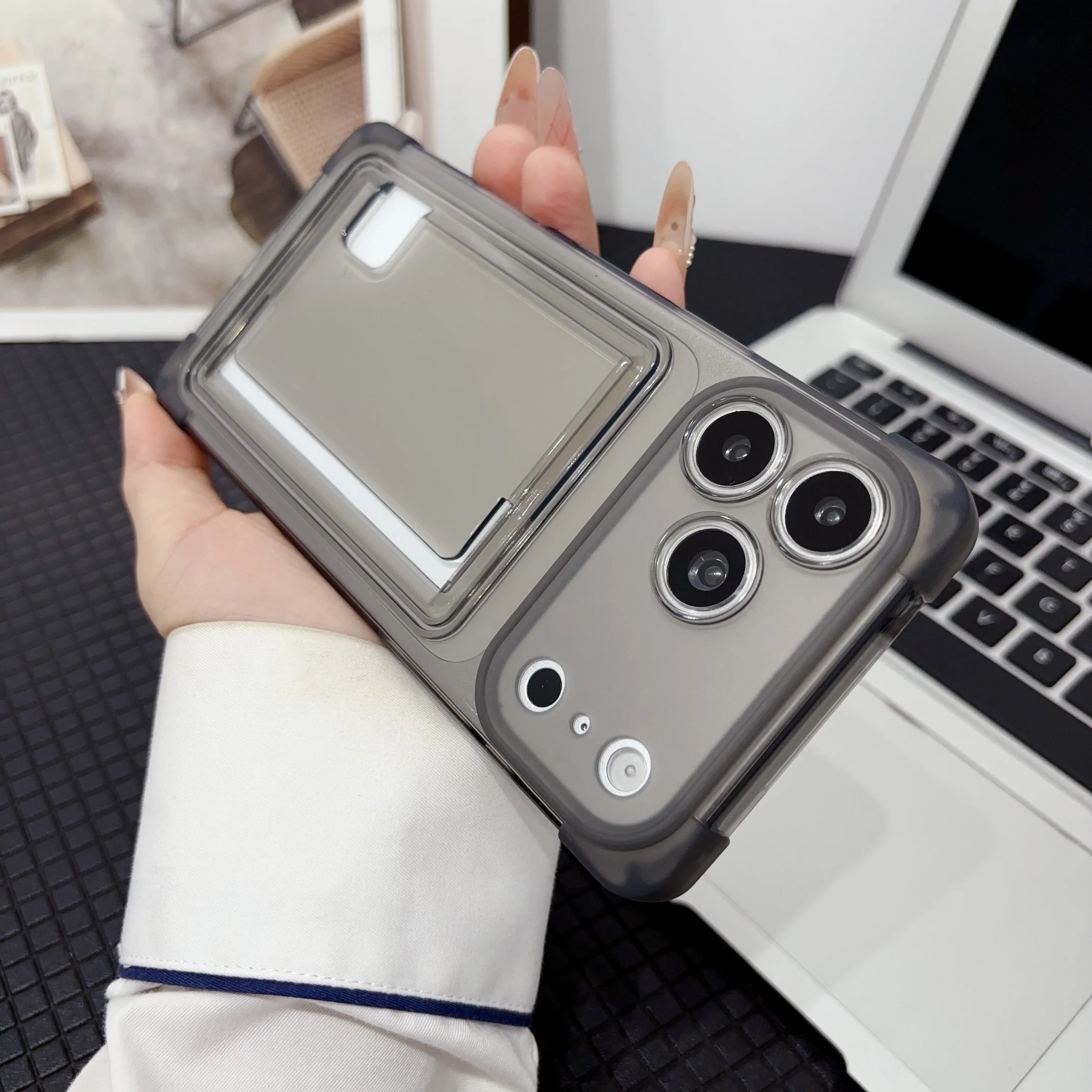 Casing ponsel dengan tempat ka - Index Card Holder ulasan dan harga