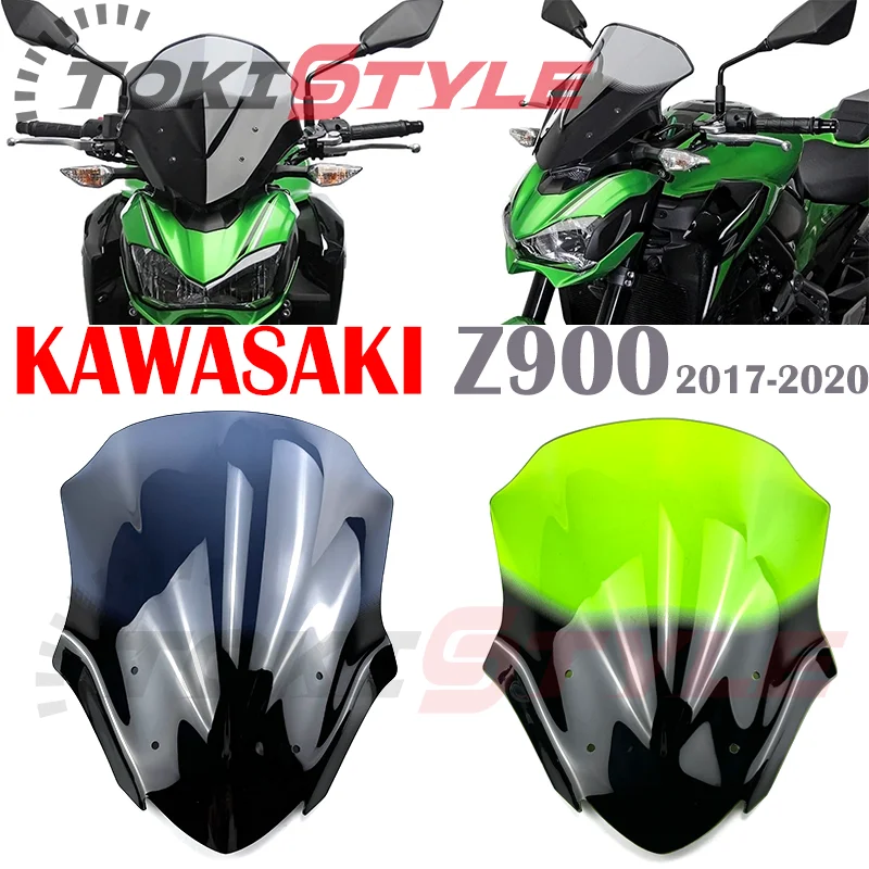 

Fits For Kawasaki Z900 2017 2018 2019 17 18 19 new style Double Bubble Motorcycle WindScreen Windshield Viser VIsor