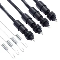 Rear Brake Switch Brake Light Switch Cable Wire Screw Type with Spring for Scooter Moped Motorcycle Motorbike ATV GO KART