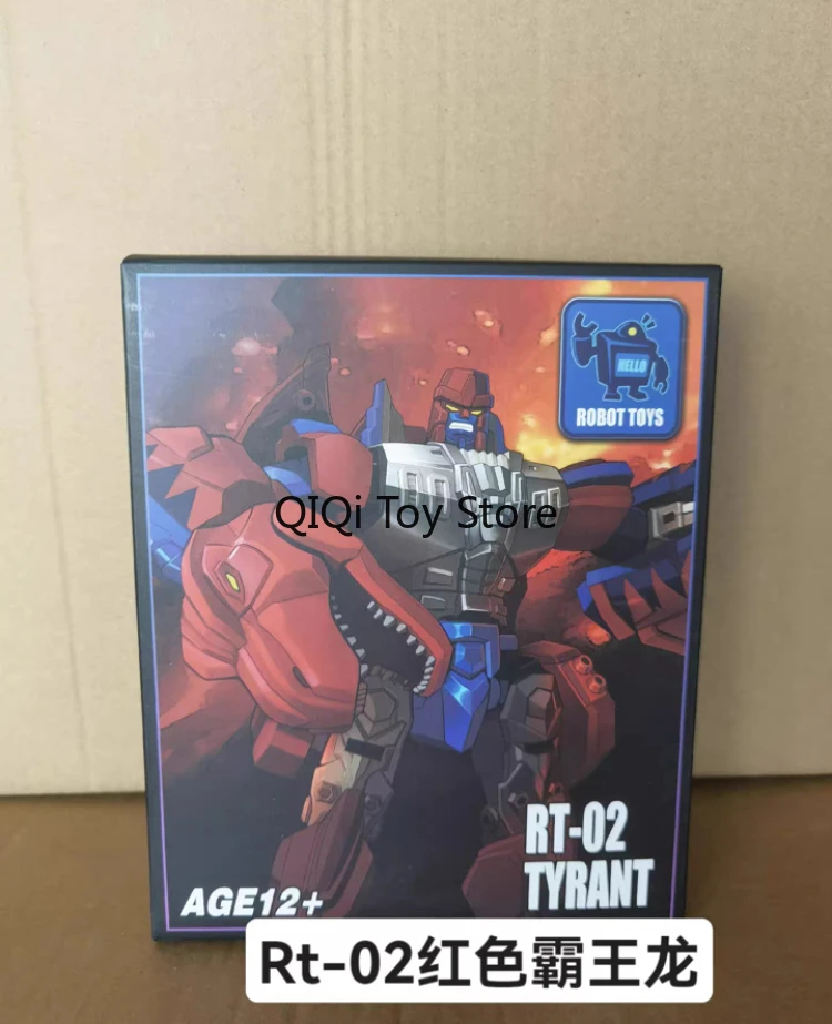 

Brand New Rt-02r (Red Tyrant) （Purple）Dinosaur Small Proportion Mecha Toy