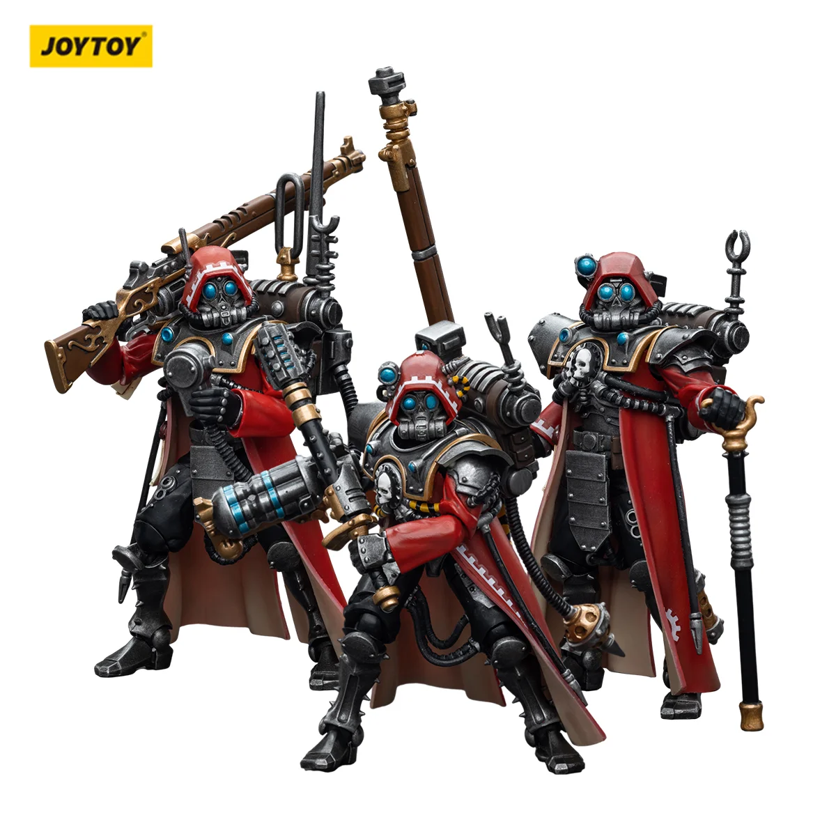 

[IN STOCK] JOYTOY Warhammer 40K 1/18 Action Figure Adeptus Mechanicus Skitarii Ranger 3PCS Anime Military Model