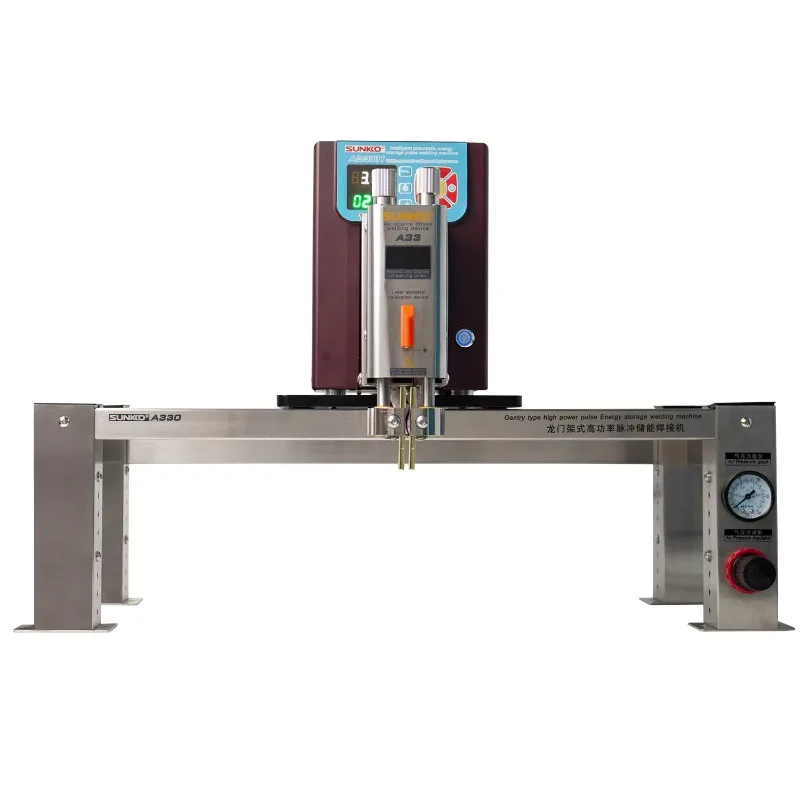 

SUNKKO A330+ Pneumatic Energy Storage Battery Spot Welding Machine for 18650 21700 32650 Battery Lithium Iron Phosphate Battery