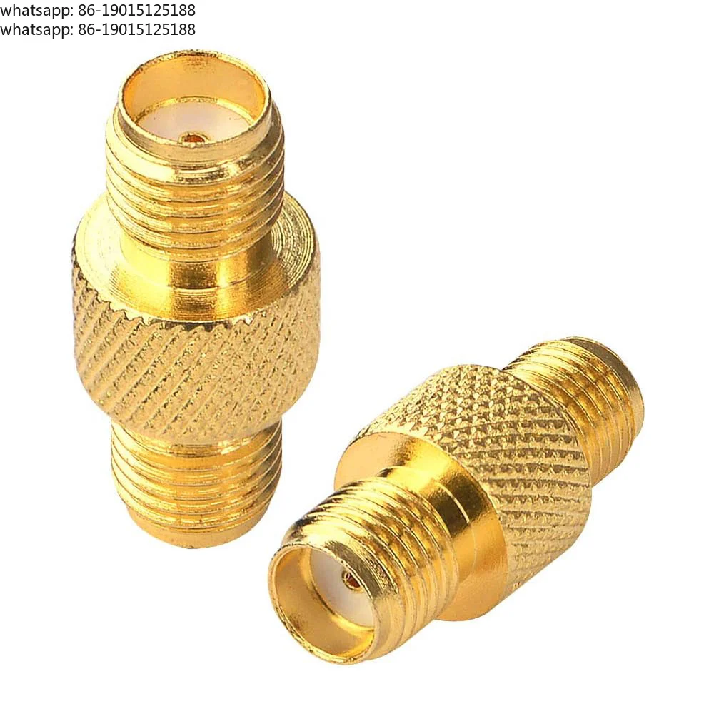 100PCS Adapter SMA Female to SMA Female Connector RF Coaxial Adapter