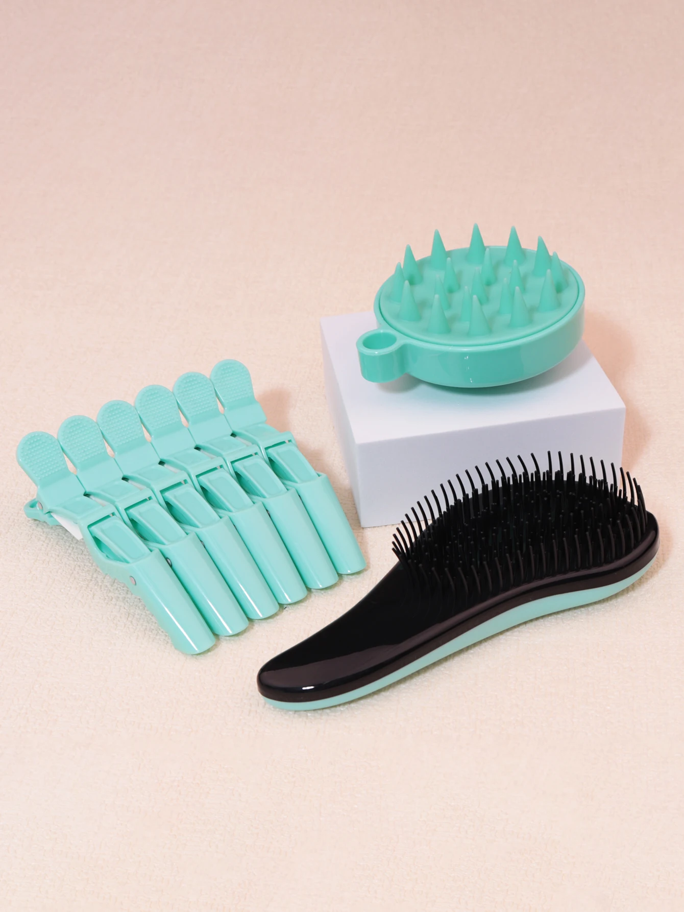 Professional styling tool set, designed for styling and styling, suitable for both dry and wet use, Special for real hair wigs