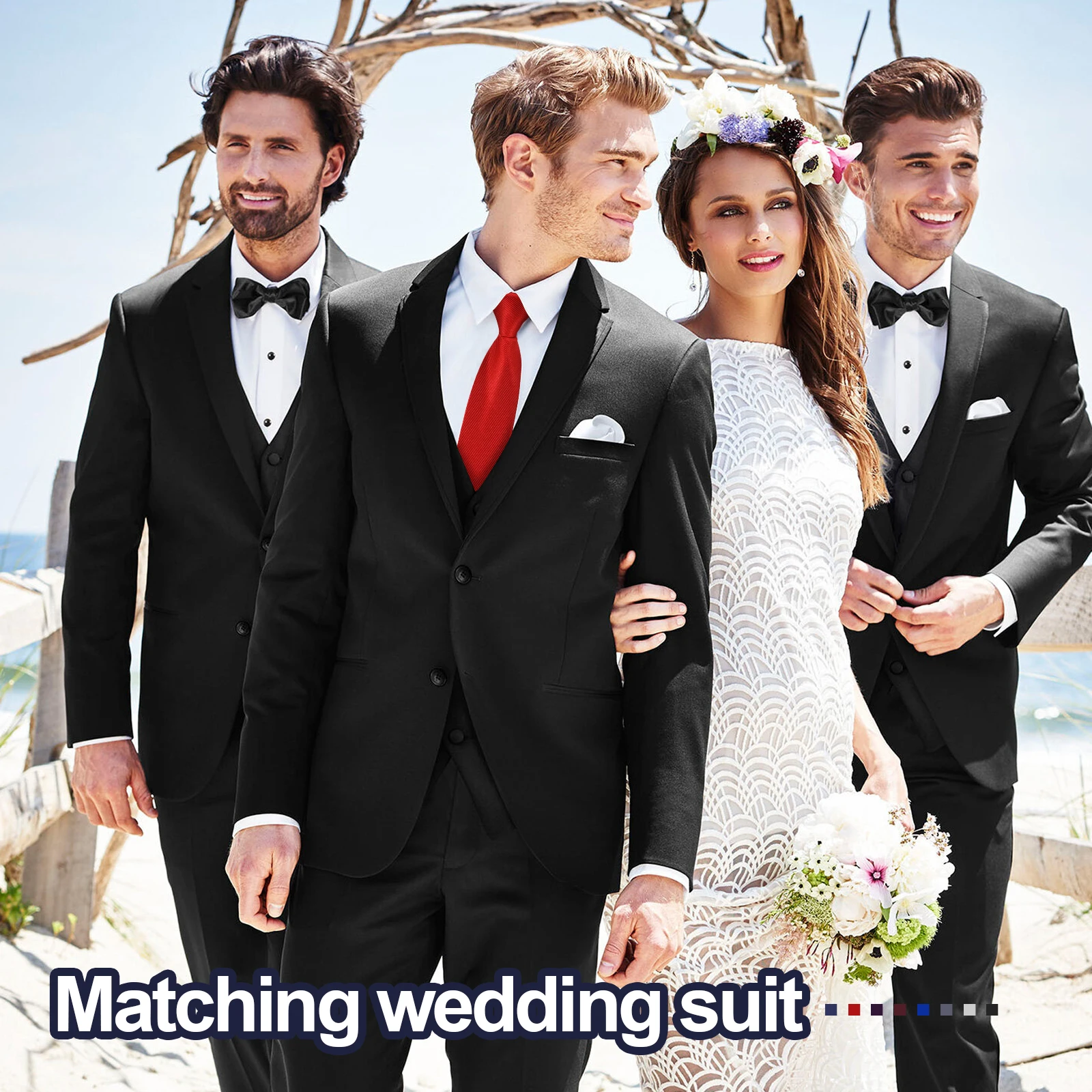 الكلاسيكية الأسود رابطة عنق تقليد الحرير الصلبة كسول التعادل للرجال الأعمال الأزرق الأحمر سستة التعادل 6 سنتيمتر فستان ضيق قميص Cravat هدية #4