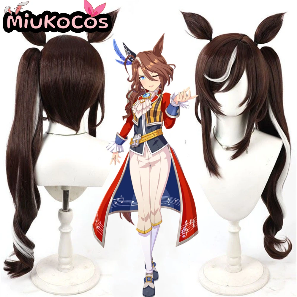 

IN STOCK サウンズオブアース Sounds of Earth Cosplay Wig With Ears and Tail MiukoCosplay Game Umamusume:Pretty Derby Cosplay