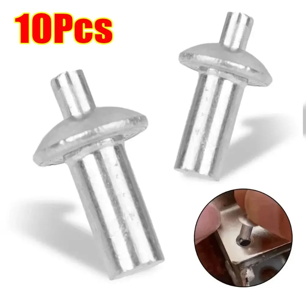

10Pcs Fasteners Hardware Tapping Expansion Screws Fixing Tool Head Percussion Expansion Rivets Aluminum Core Hammer Drive