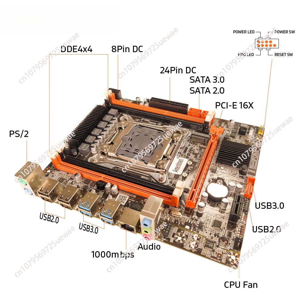 

Для материнской платы X99 2650V4 CPU 2*8G ddr4 PC/REG RAM комплект