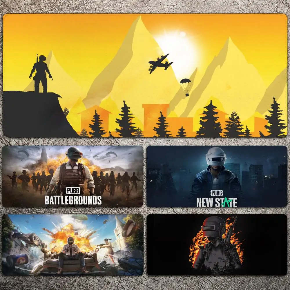 

Game PUBG Mousepad Large Gaming Mouse Pad LockEdge Thickened Computer Keyboard Table Desk Mat