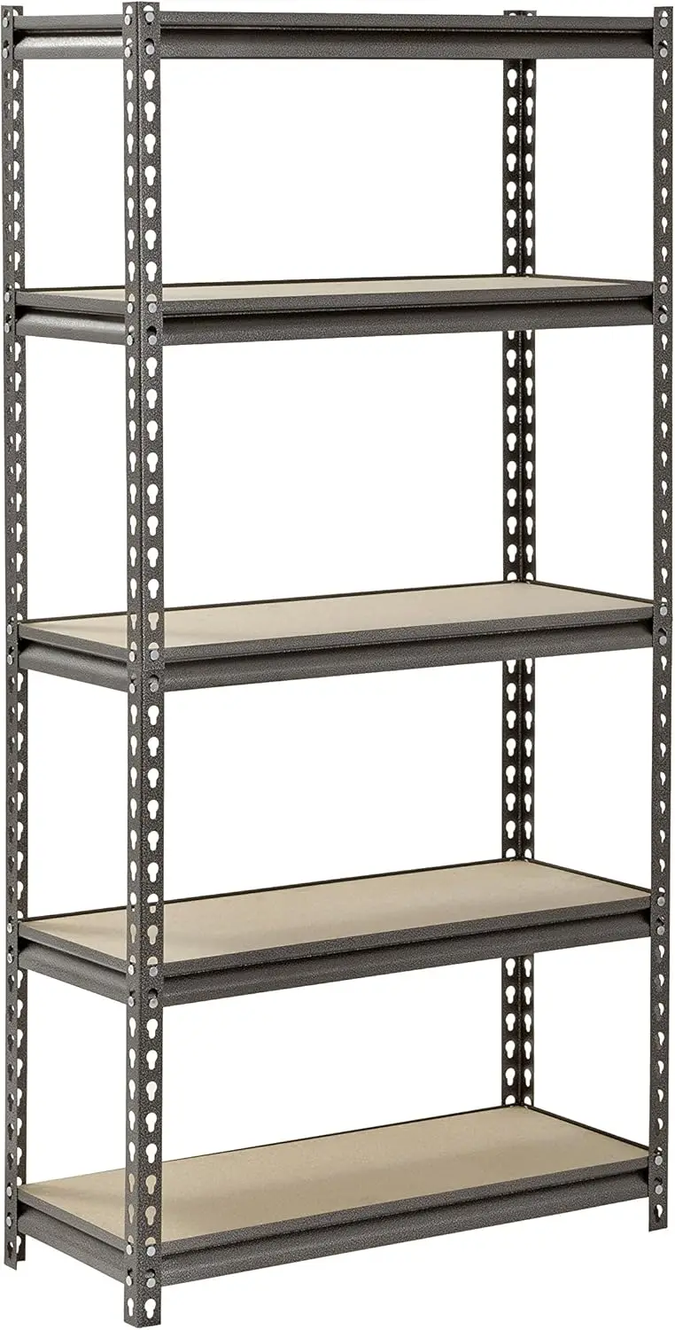 

Silver Vein Steel Storage Rack 5 Adjustable Shelves 4000 Lb. Capacity 60" Height X 30" Width X 12" Depth Durable