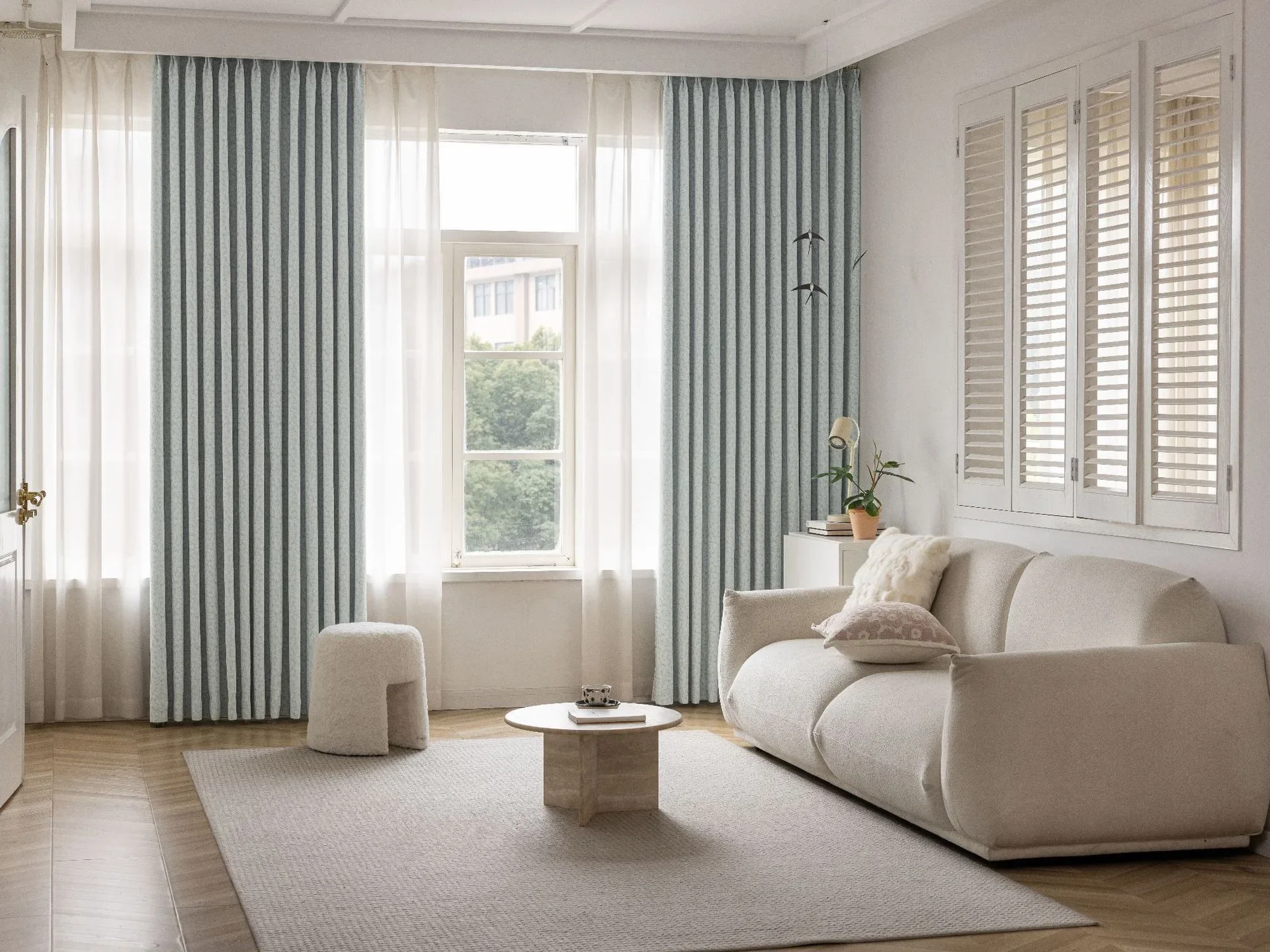 جديد الستائر الفرنسية الجديدة سميكة مظللة بالكامل الشنيل الجاكار الحديثة بسيطة غرفة المعيشة غرفة نوم شرفة الستائر #6