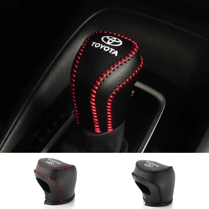 Car Interior Hoodie Gear Shift Knob Cover Manual Automatic For Corolla Levin 2023 2022 2021 2020 2019 2018 2017 2016 2015 2014