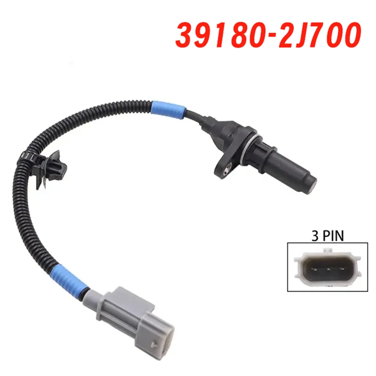 ABQE 39180-2J700 Engine Crankshaft Position Sensor for Hyundai Elantra 2.0L 2021-2024 Kona 2.0L 2022-2023 391802J700