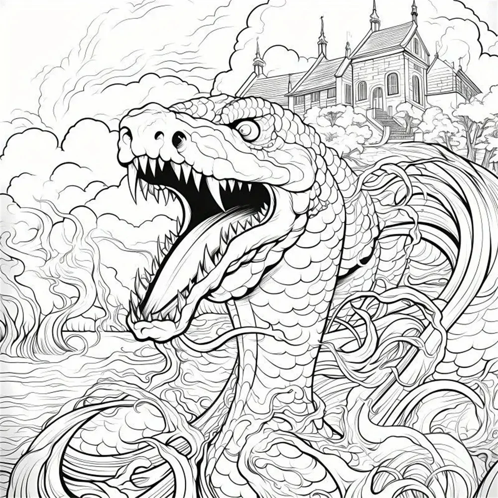 Книга-Раскраска с двойными страницами, 20 страниц