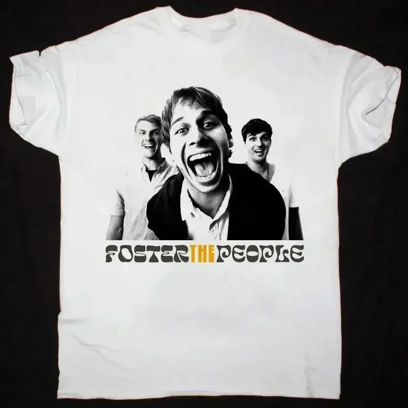 NEW Foster the people band Member  White All Size GifT T Shirt