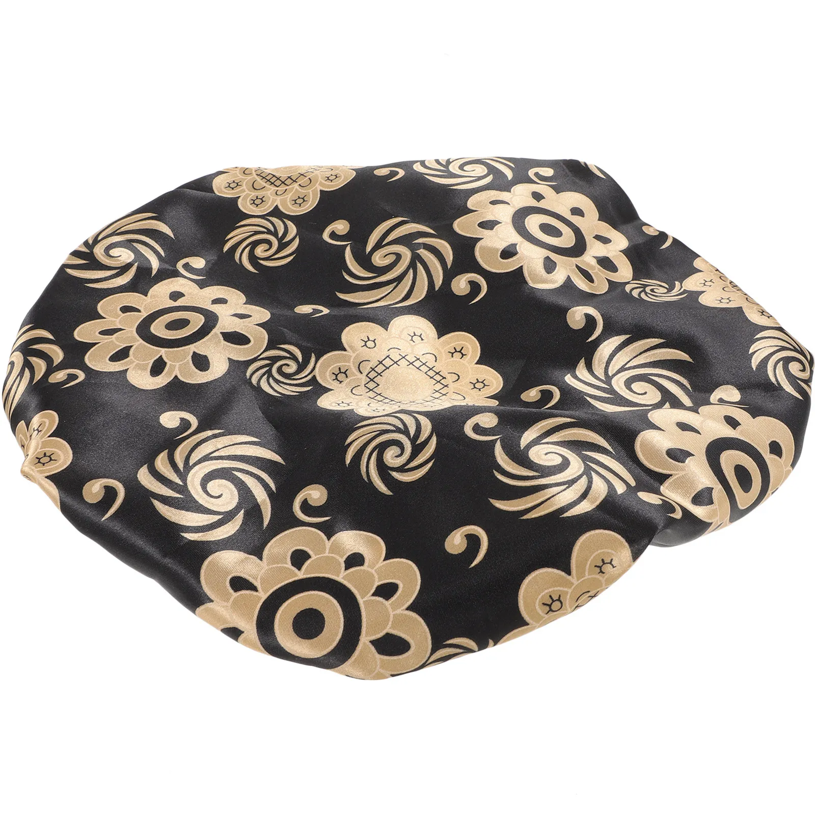

Эластичная атласная шапочка для сна с узором, многофункциональная, для ночного использования, легкая, портативная, долговечная, для женщин