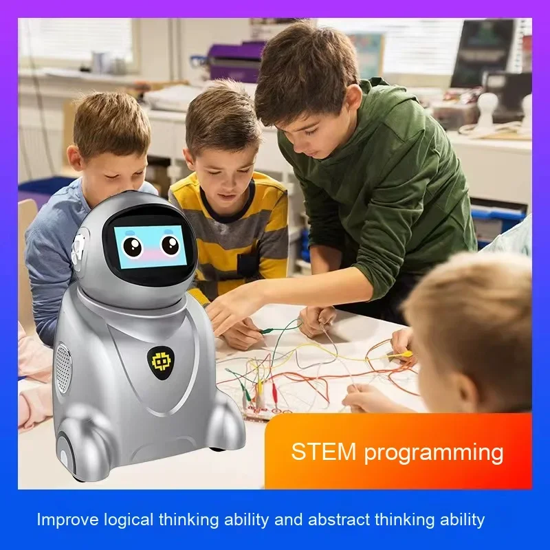 Intelligent AI Smart Robot For Early Education Elementary School & Kindergarten Children's Learning Companion Voice Interaction