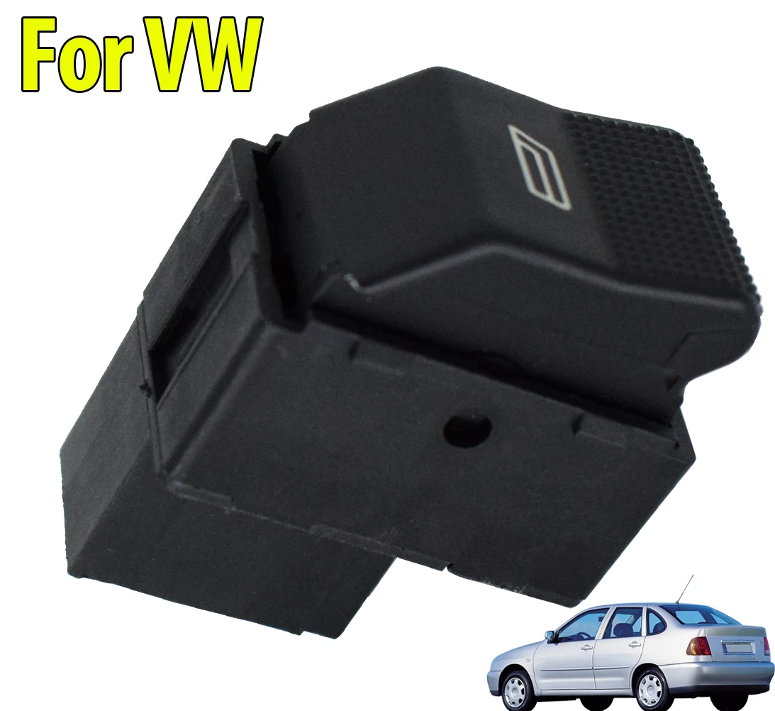 1 PC Car Window Switch Electric Power Knob Lifter Door Side Control Button For VW Polo Hatchback 6N2 1999-2001 OE# 6X0959855B