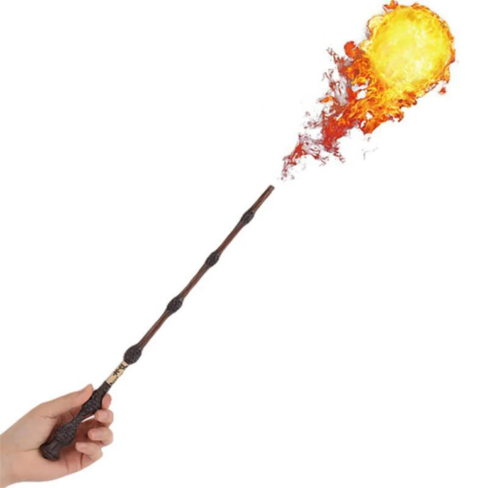 Fire-spraying Luminous Wand Magic Wand Performance Magician Professional Performance Accessories Props Entertainment Supplies