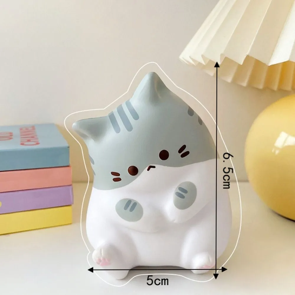 Fashion Cartoon Cat Squeeze Plushie Stress Release Decompression Doll Cute Slow Rebound Release Anxiety Toy