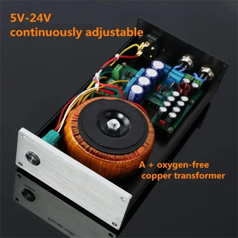 

Linear Regulated Power Supply Adjustable Voltage 120W Bidirectional Output 5V 7V 9V 12V 15V 18V 19V