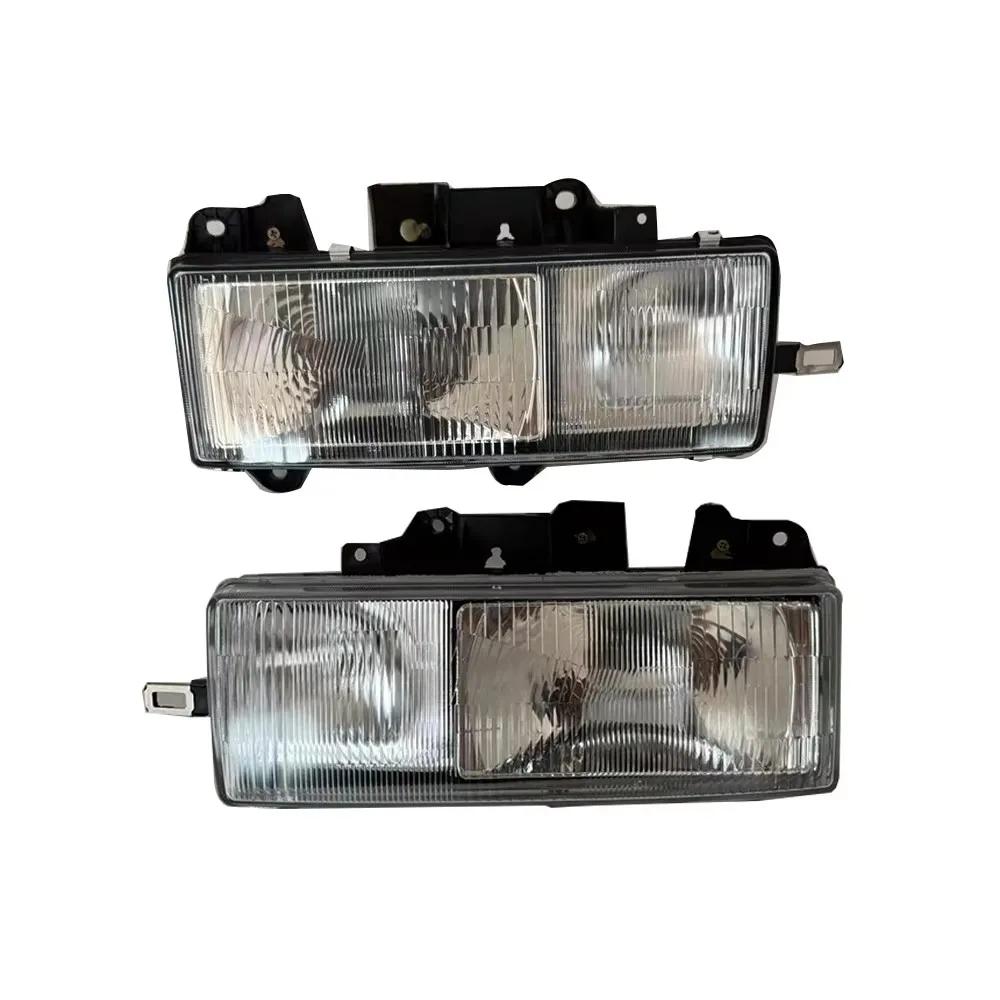 Front Headlight Assembly Replacement For Isuzu ELF Truck 1991 To 1993 Halogen Head Lamp Pair