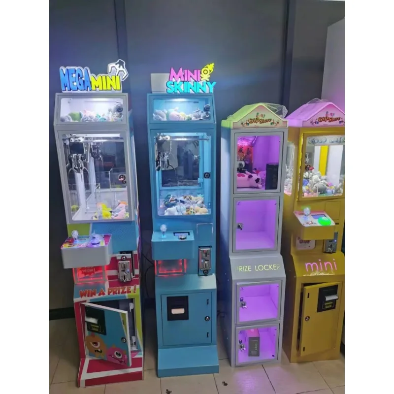 Máquina de garra pequeña personalizada, Mini Mega Rent, juguete expendedor de premios, muñeca, grúa, Juego