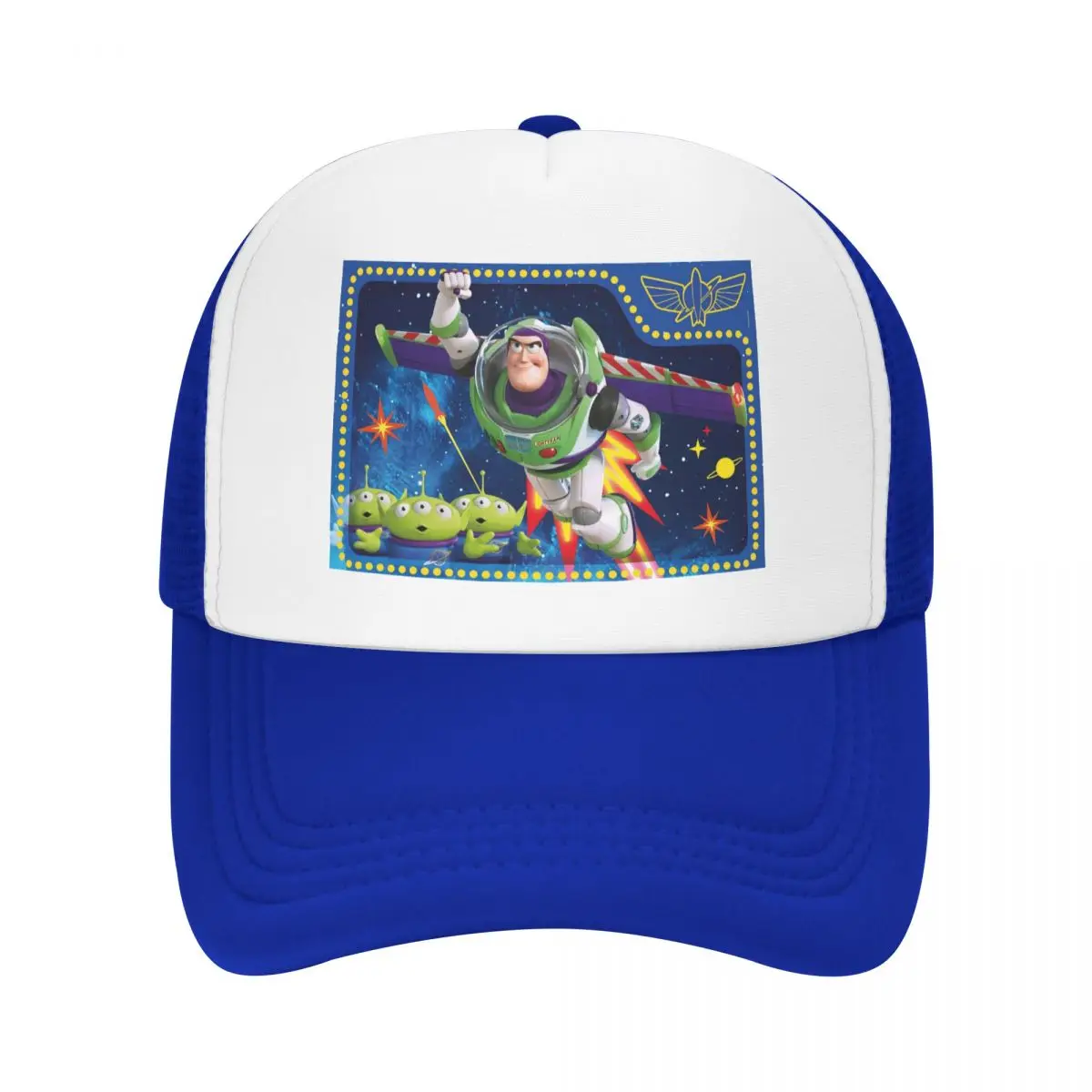 Disney Toy Story Buzz Lightyear Multicolor Hat Peaked Women's Cap Buzz Lightyear Personalized Visor Protection Hats