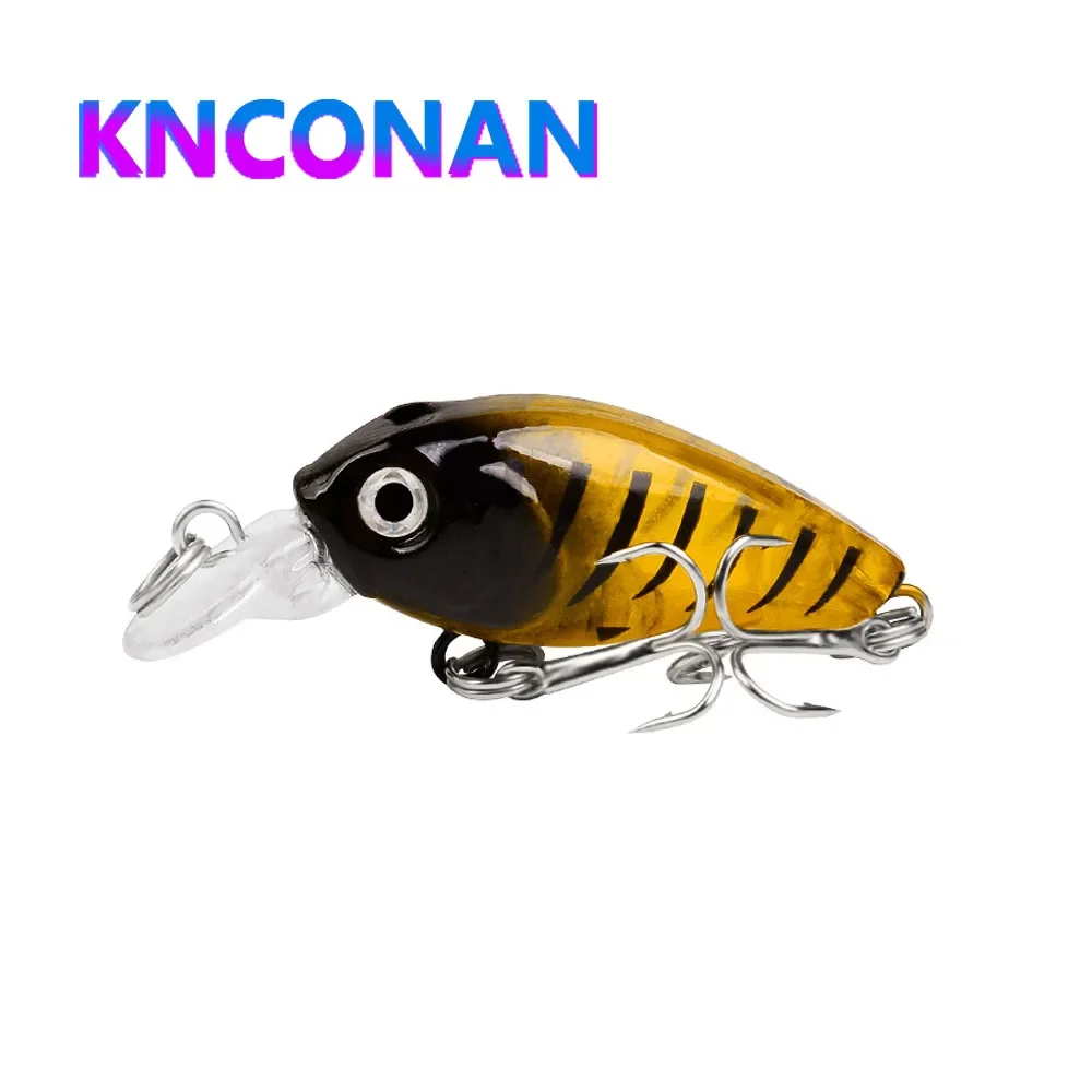 

45mm 3.5g Mini Sinking Crankbaits Fishing Lures Topwater Wobbler Artificial Hard Bait for Bass Pike Perch Isca Pesca Swimbait