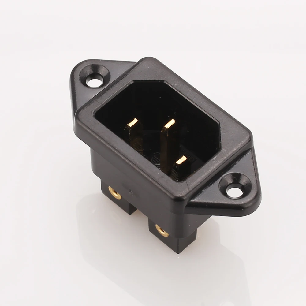 

Audiocrast Hi-End Pure Copper 24K Gold Plated IEC AC Inlet Socket