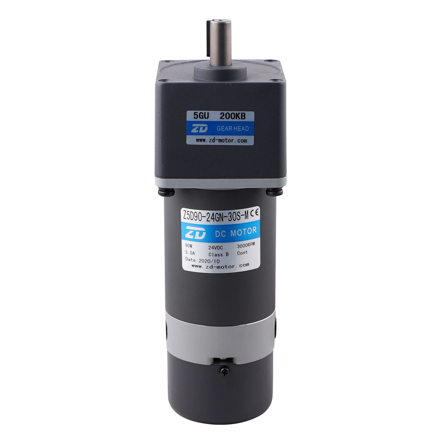 

ZD Motor 60mm-104mm 12V 24V 90V 220V 10W-300W Electric DC Brush Gear Motor Z5D90-24GU-30S/5GU9K