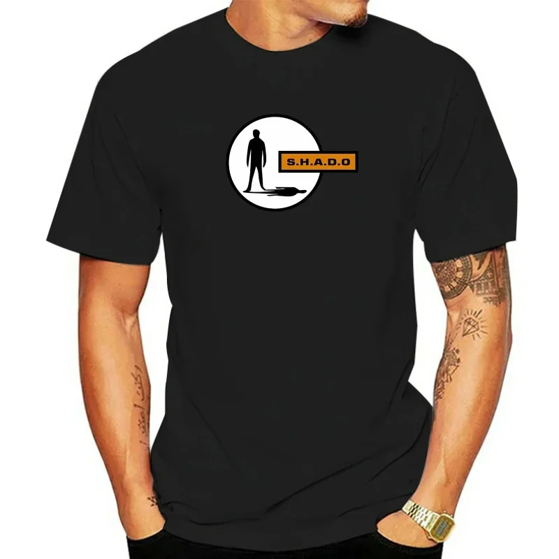SHADO-t-shirt retrò da uomo UFO Sci Fi Gerry Anderson TV Show