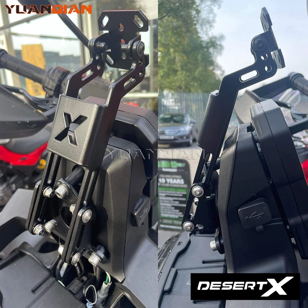 

DESERTX NEW Motorcycle Accessories GPS Smart Phone Navigation Mount Mounting Bracket For Ducati Desert X 937 2022 2023 2024 2025