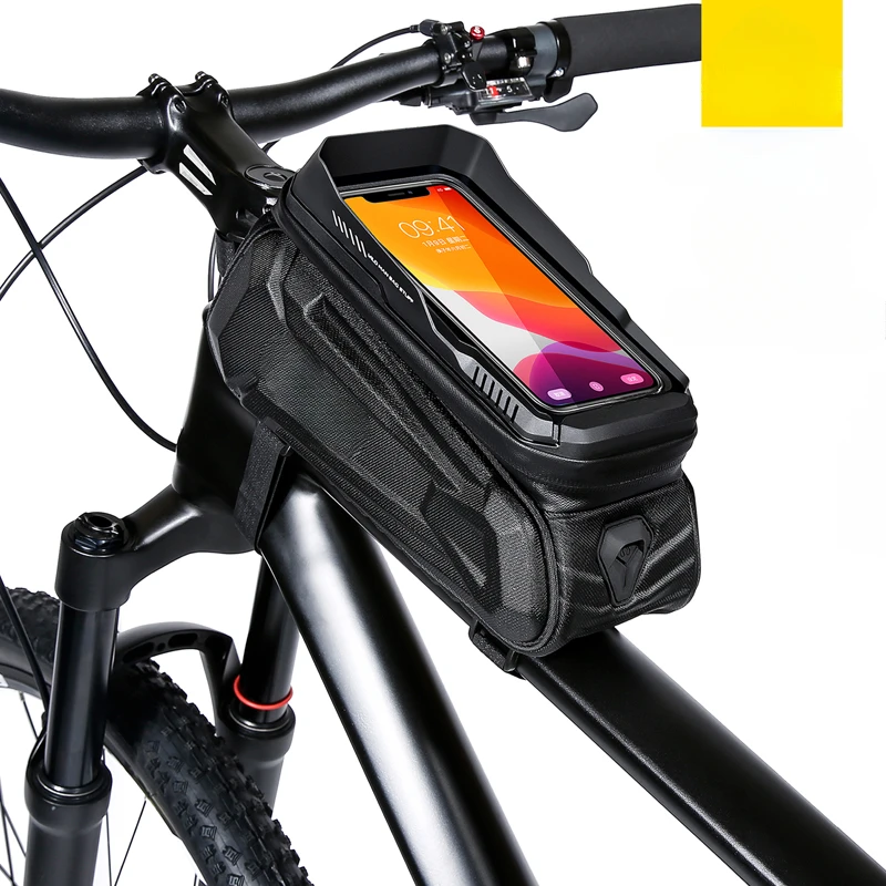 Bike Bag Waterproof Top Tube Phone Bag XT5 Customized Front Frame Mountain Bicycle Touch Screen Cell Phone Holder Pouch