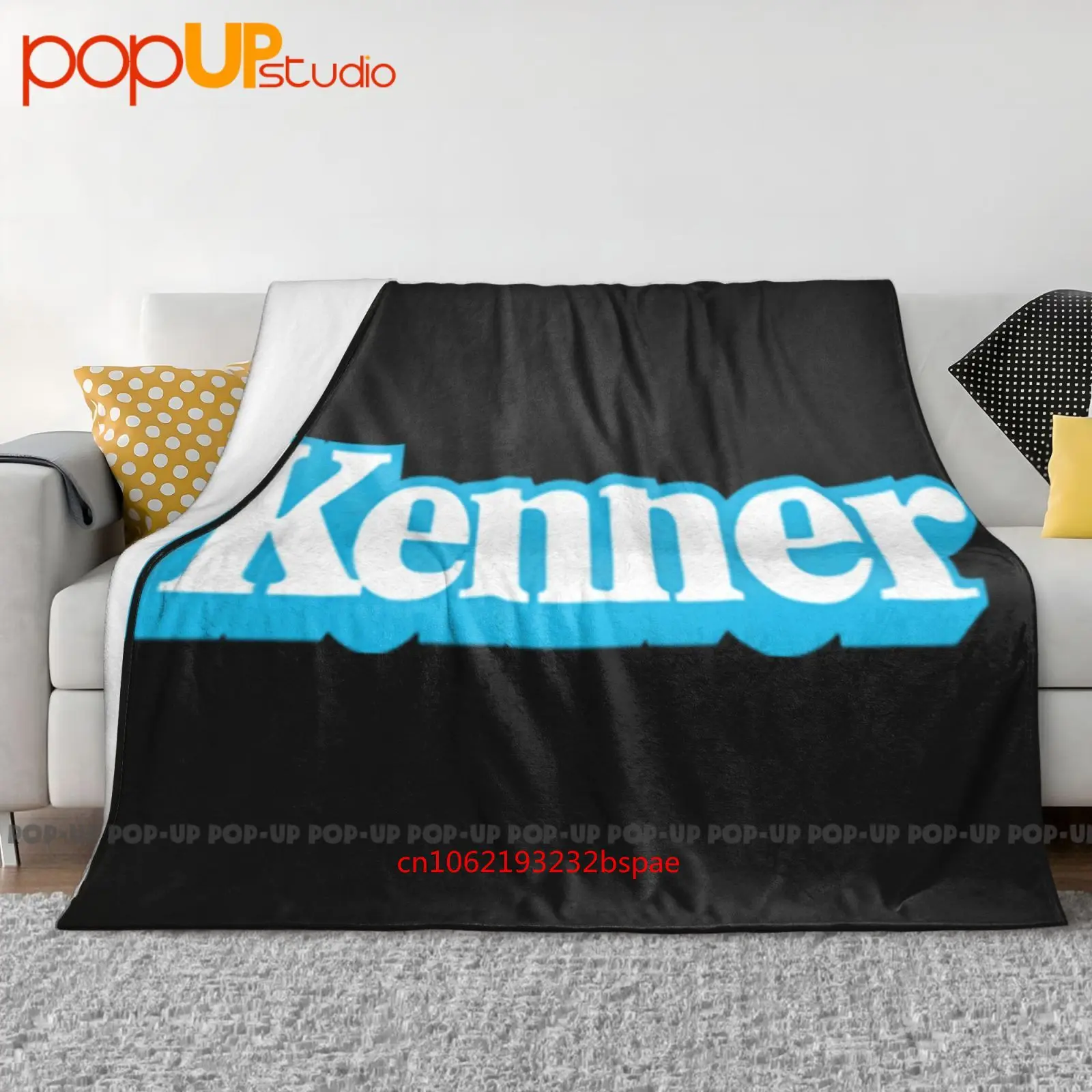 Cobertor ultramacio com logotipo Kenner, colcha, capa de sofá de inverno, capas de cama