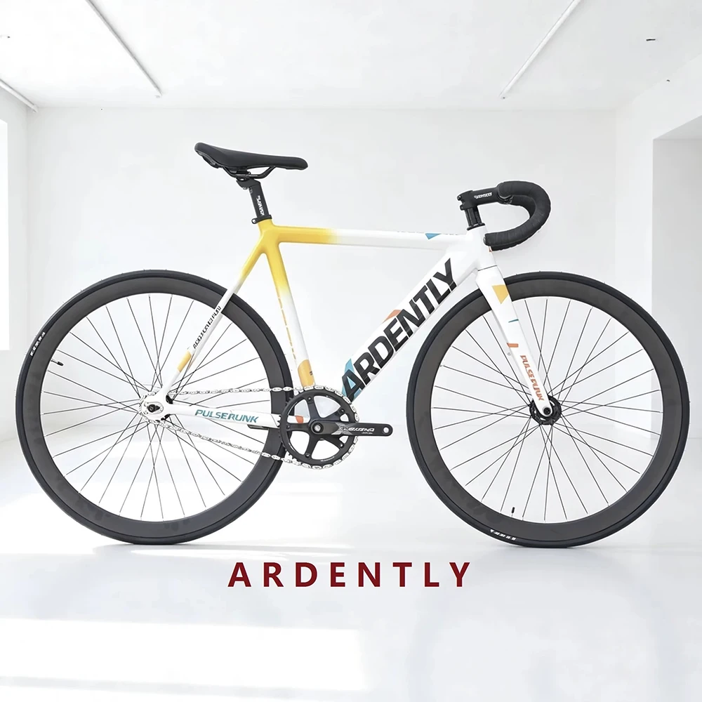 ARDENTLY Fixed Gear Bike Aluminum Alloy Frame 700C 40mm Rim Height