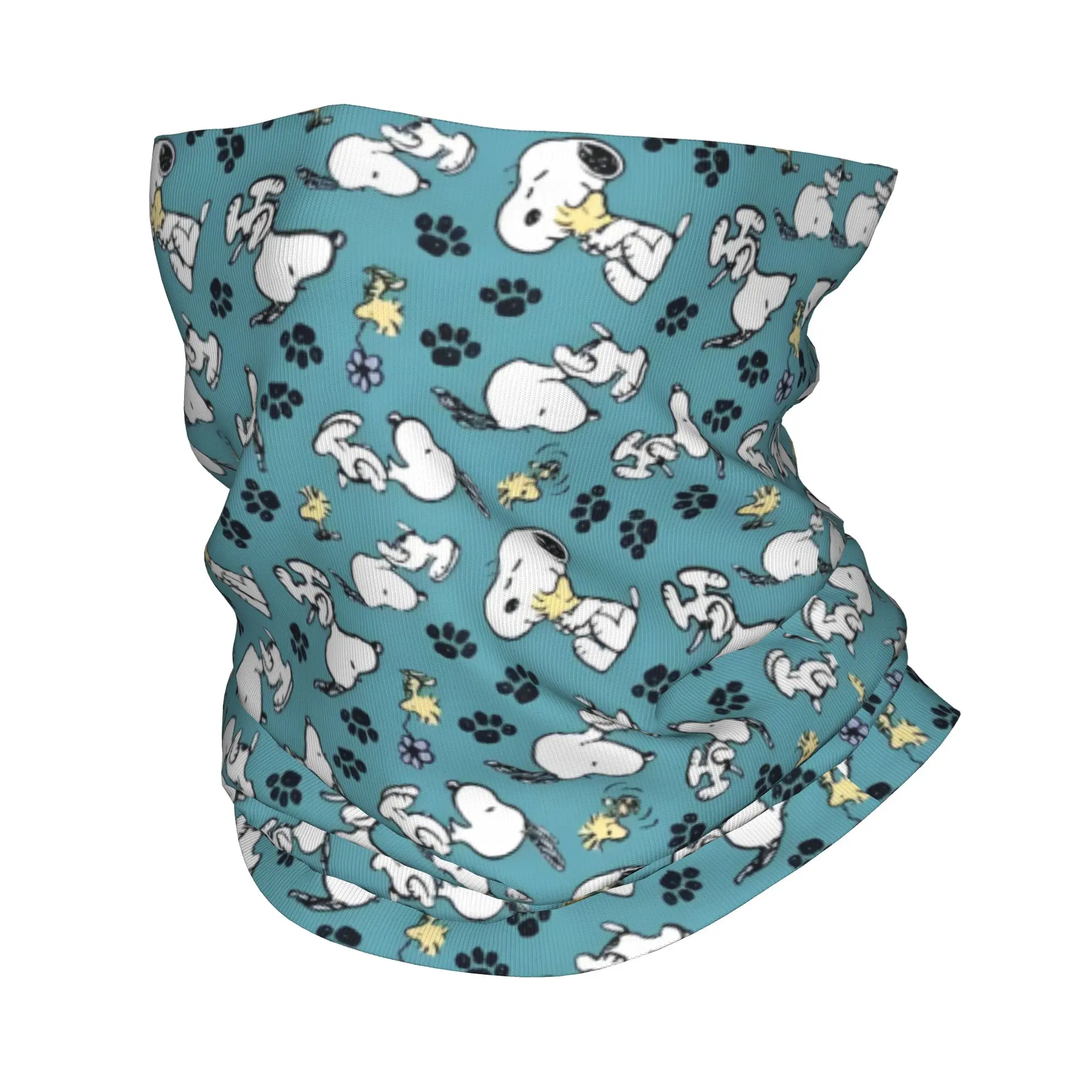 

Custom Classic S-Dog-Snoopies Bandana Neck Warmer Men Women Winter Ski Tube Scarf Gaiter Comic Face Cover