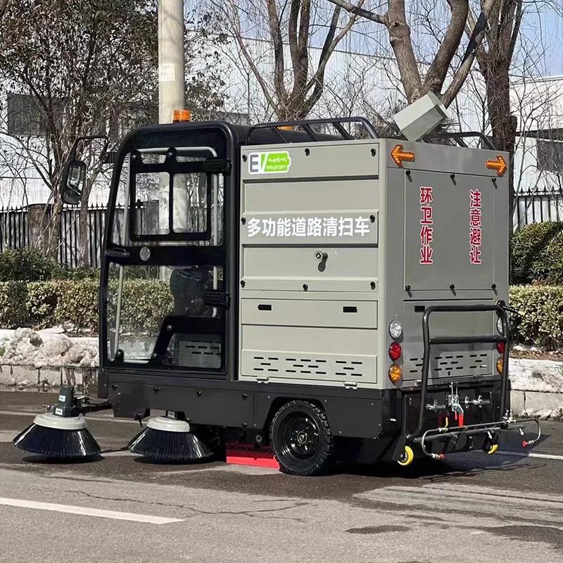 Multi-function Electric Road Pollution Removal Vehicle Street Sweeping Road Sweeper Cleaning Machine