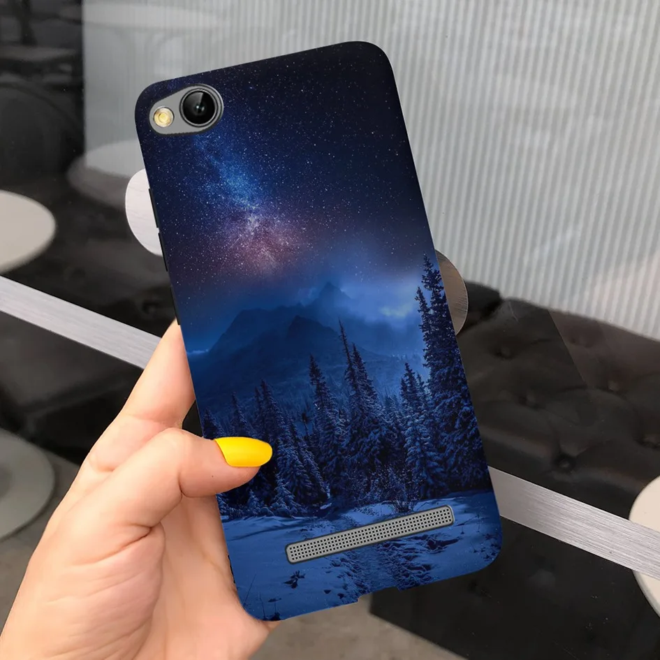 For Xiaomi Redmi 4X Case Cute Cartoon Cow Painted Soft Silicone Back Cover For Xiaomi Redmi 4A 5A Funda Redmi4X 4 X Redmi4A Capa