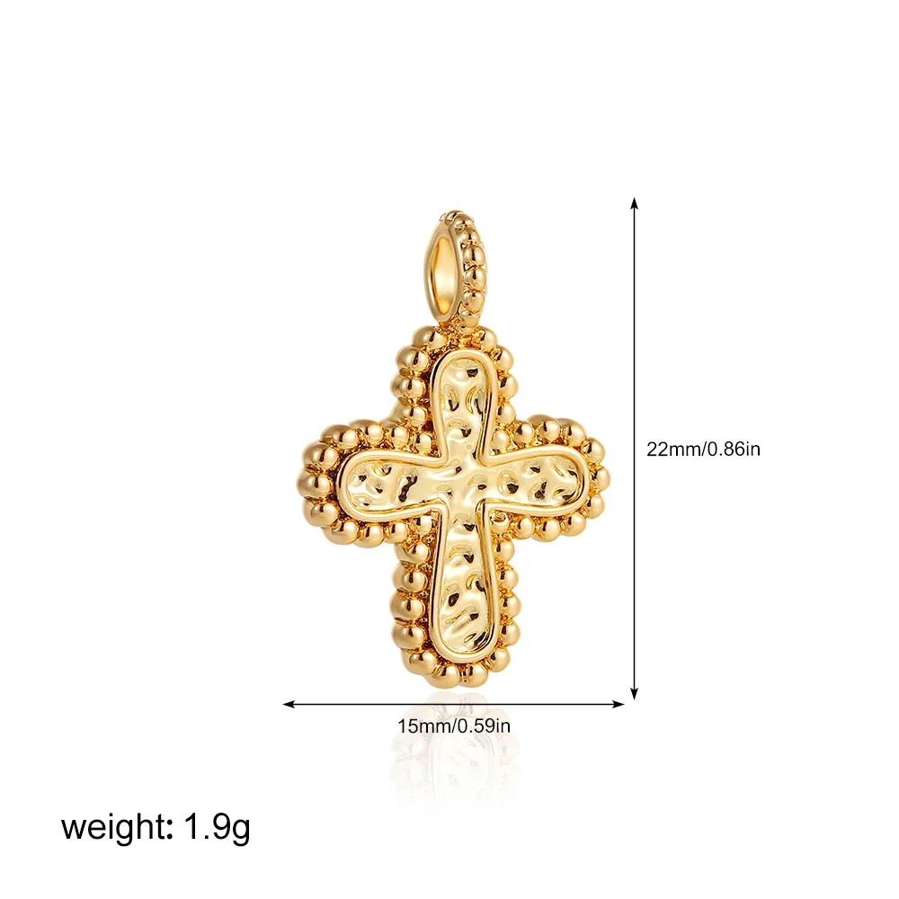 Prachtige waterdichte maan ster zon boze ogen hanger voor vrouwen bedels goud kleur DIY accessoires roestvrijstalen sieraden
