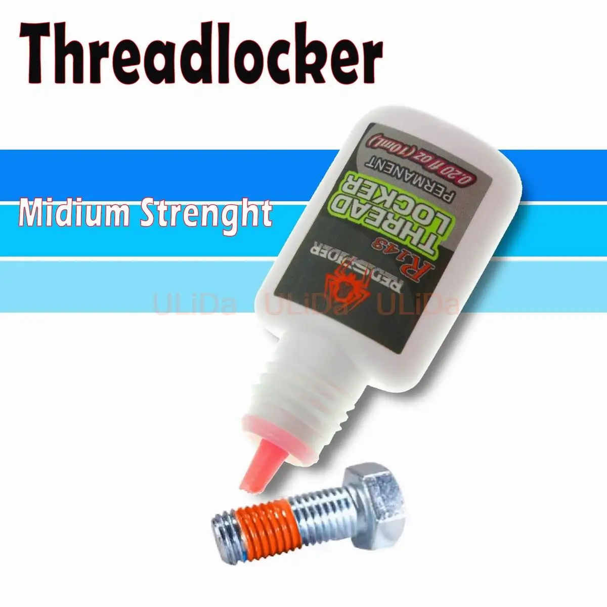 Threadlocker Medium Strong Fixing Anaerobic Glue Screw Locking for RC Aircraft Quadcopter Boat Car Helicopter Drone UAV FPV