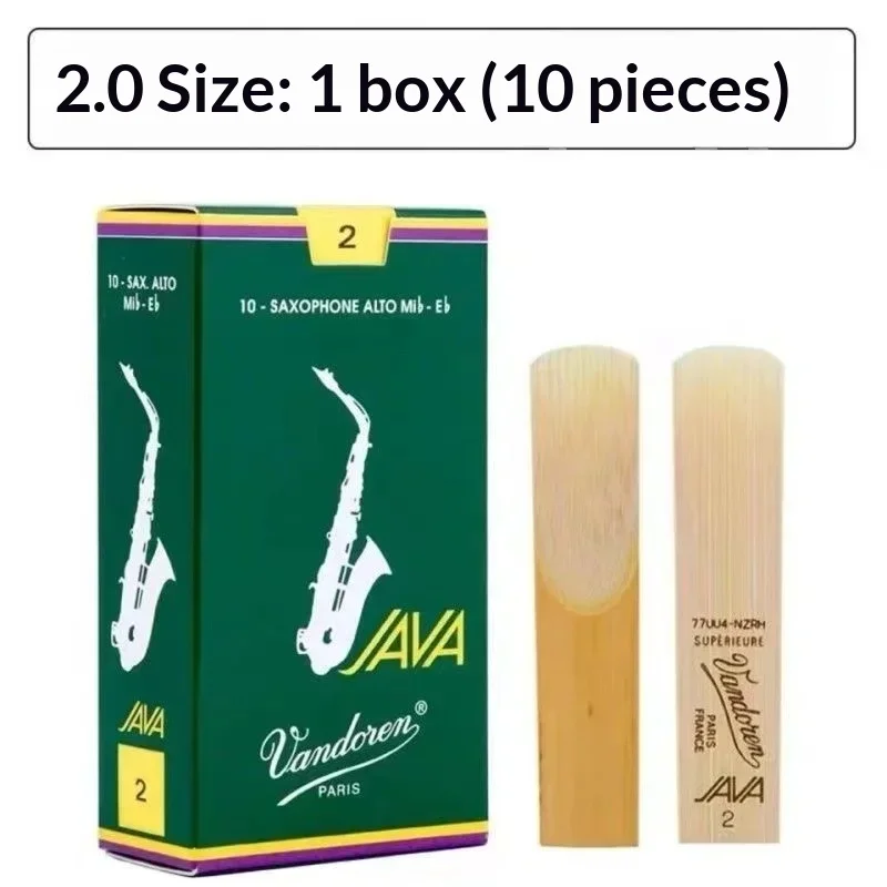 Bestseller Vandoren Green Box Altsaxophon-Blätter 10 Stück / Tenorsaxophon-Blätter 5 Stück 2.0/2.5/3.0 Musikinstrument-Zubehör – Detail 3