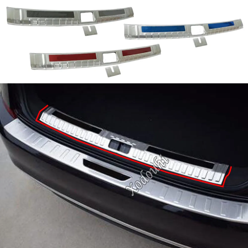 Car Trunk Inner Rear Bumper Guard Plate Cover Trim Stick For VW Passat B8 Variant Alltrack 2015 2016 2017 2018 2019 2020 2021