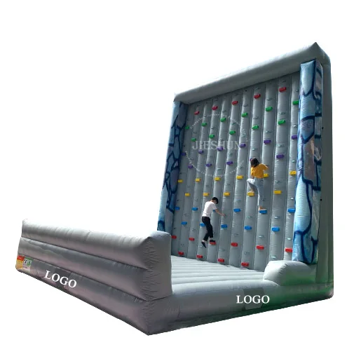 

2019 Popular Exciting Customized Inflatable Rock Climbing Wall Challenge Crazy Game Crown Inflatable Climbing Wall for Sale