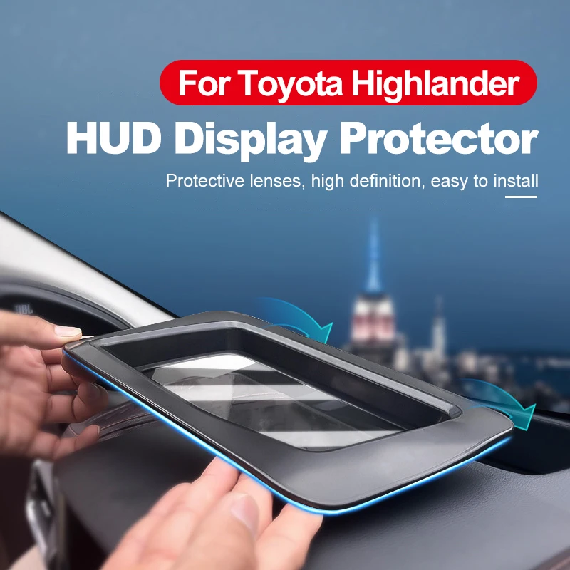 

Head Up Display Protection Mat HUD Protective Cover For Toyota Highlander Kluger XU70 2024 2023 2022 Interior Modification