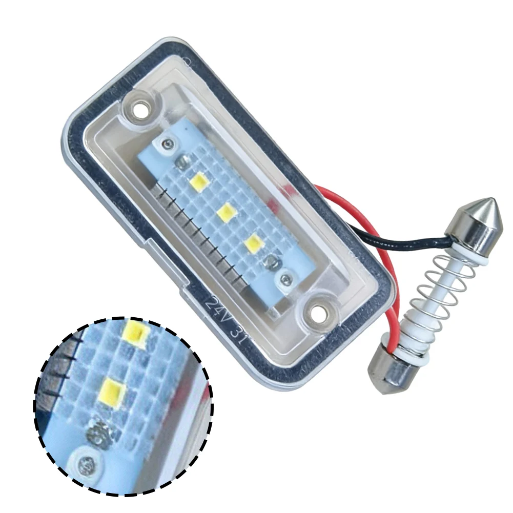 Rear License Illumination Transparent LED License Plate Automotive Lighting Solutions Led Light Replace Broken damaged