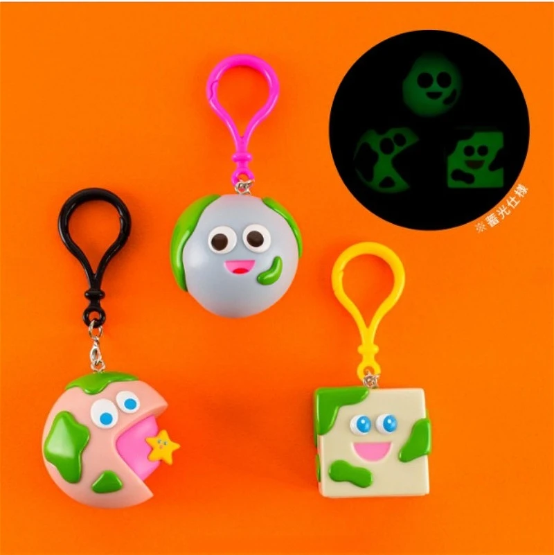 In Stock Kenelephant capsule toys cute HELLO IN THE WORLD !! Vol.4 Child of the Earth Mascot big mouth Charm bag pendant figures