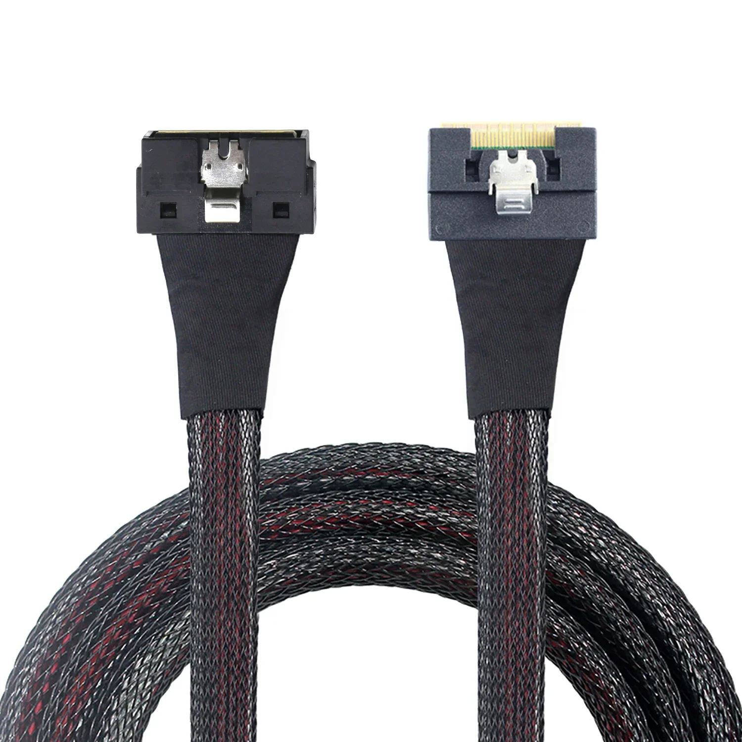 PCI-E Slimline SAS 4.0 LP Low profile SFF-8654 8i 74pin to Slimline SFF-8654 74Pin Server High-speed Internal Cable Connection