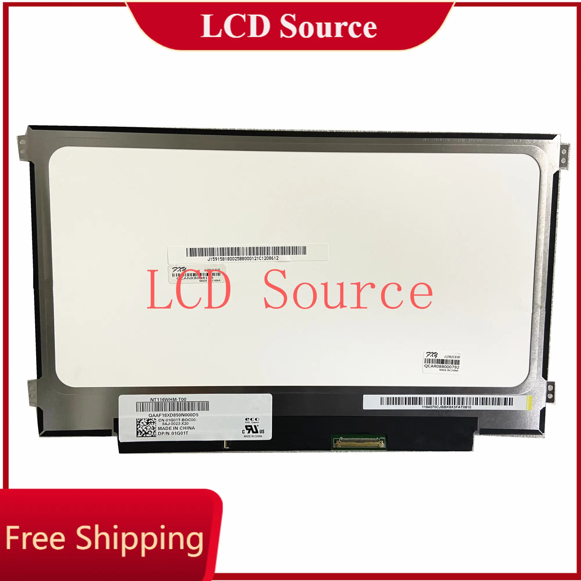 

NT116WHM-T00 11.6" HD Display Digitizer LCD LED Replacement Touch Screen New